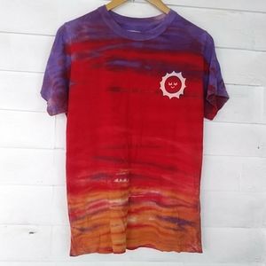 Big bud press tie dye sunset tee S